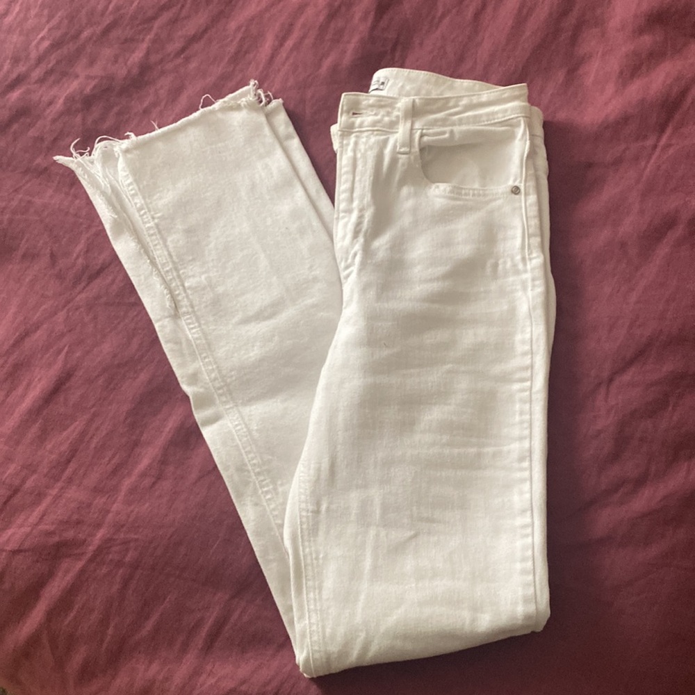 Zara white jeans